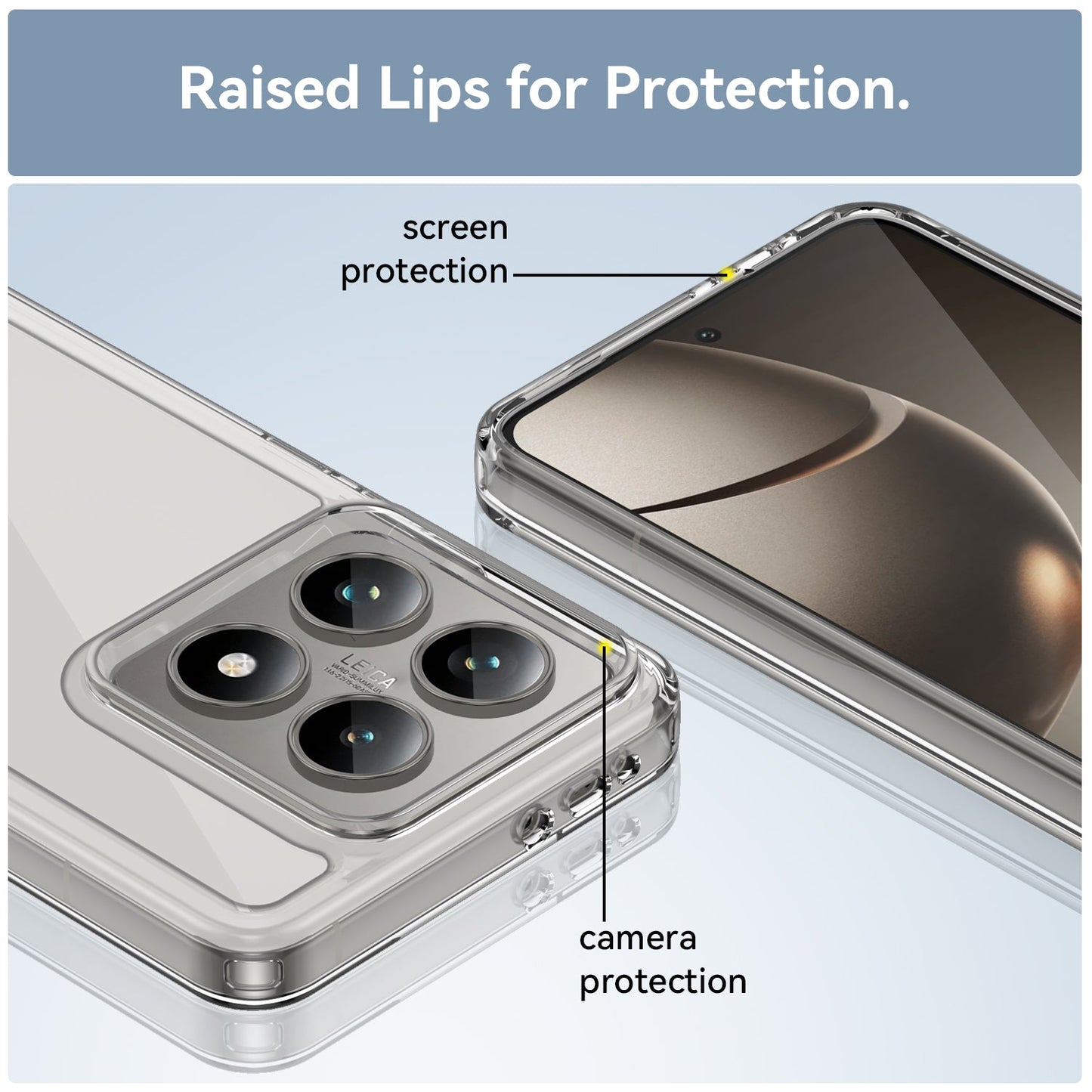 Xiaomi 14T Pro Soft Gel Bumper Case [Clear]