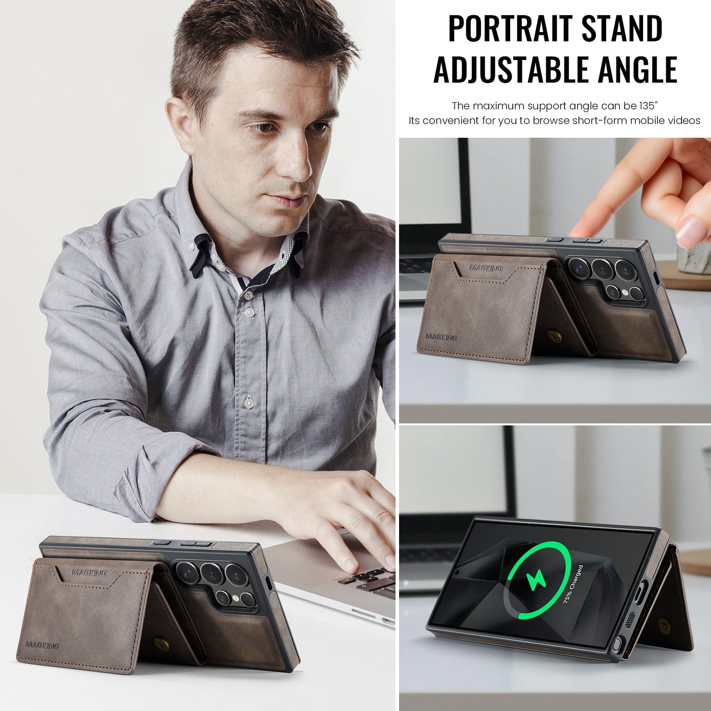 Galaxy S25 Ultra Magsafe Wallet [Coffee]