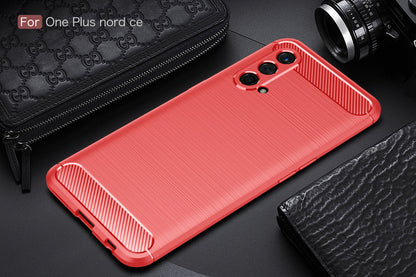 Oneplus Nord Ce 5g Carbon Fibre Case [Red]