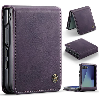Galaxy Z Flip 7 Pu Leather Case [Purple]