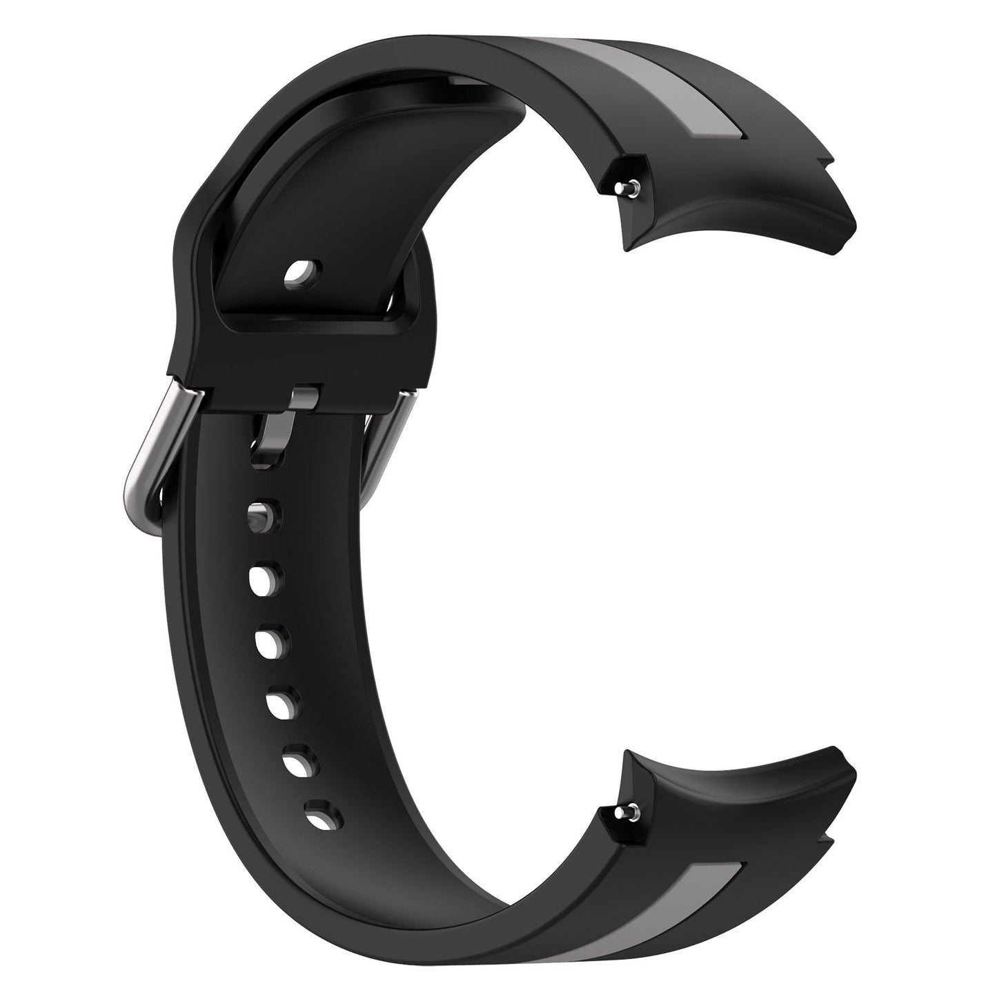 Samsung Galaxy Watch 7 40mm Silicone Strap [Black/Grey]