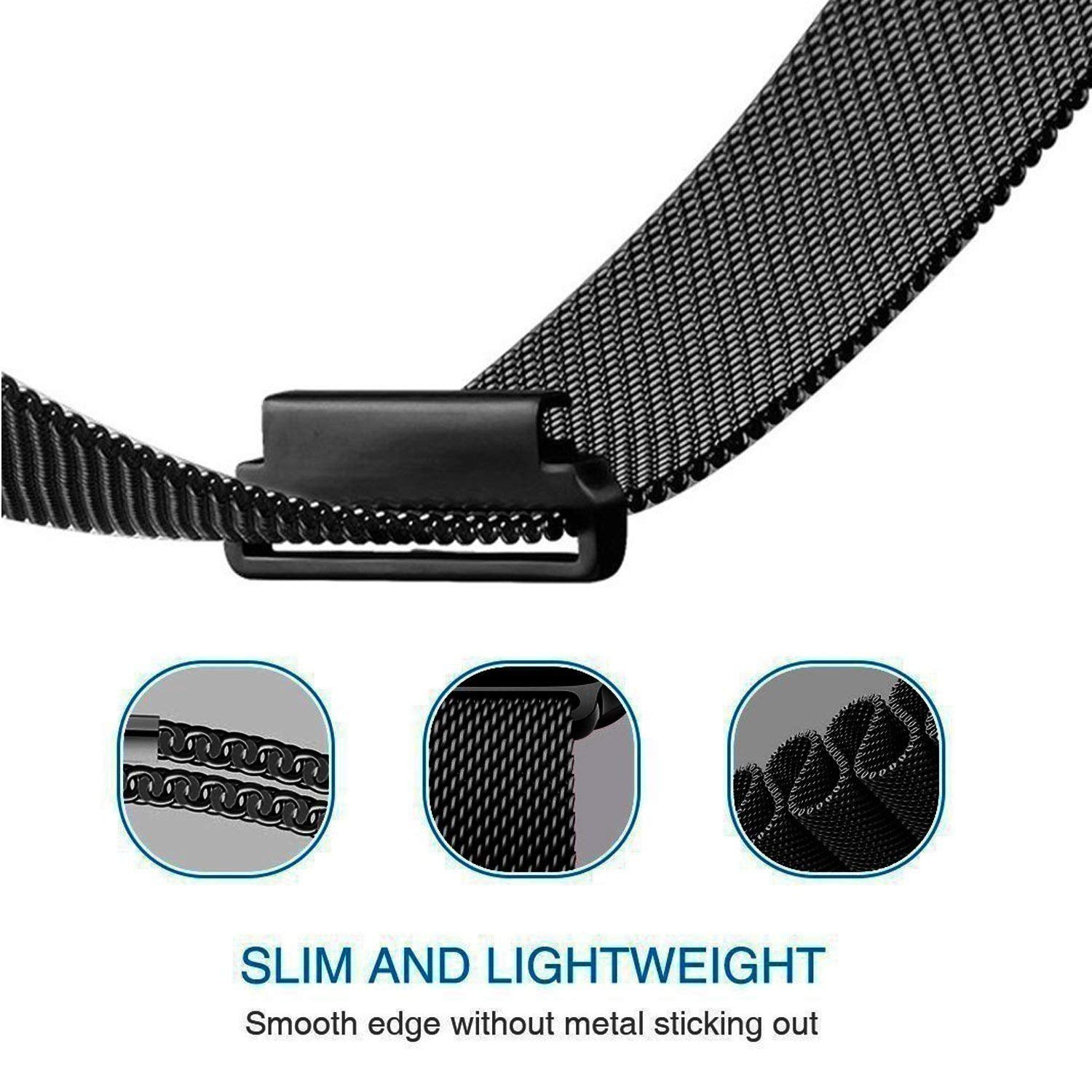 Samsung Galaxy Watch 4 Classic Milanese Loop Strap [Black]