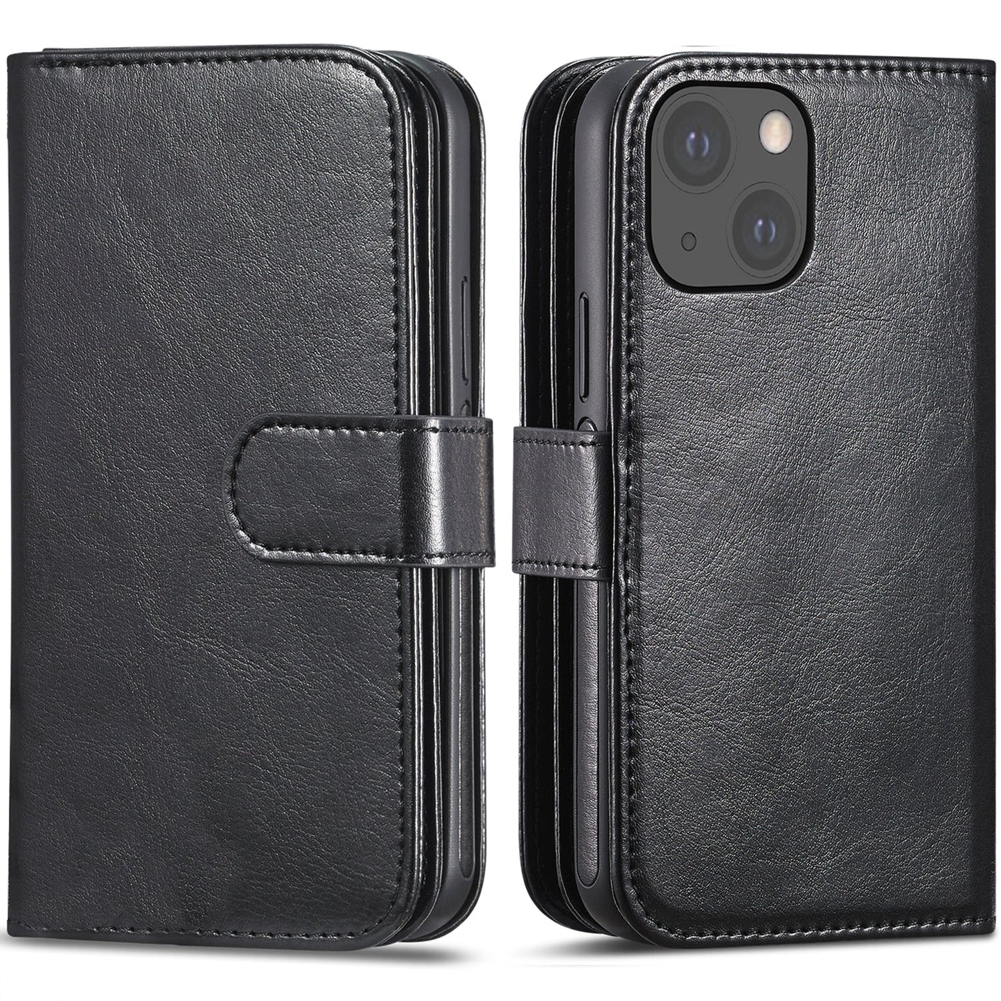 Apple iPhone 13 Mini Double Wallet Case Black