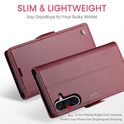 Galaxy A56 5G Pu Wallet Case [Maroon]