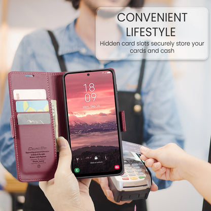 Galaxy A56 5G Pu Wallet Case [Maroon]