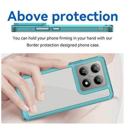 Xiaomi 14T Pro Soft Gel Bumper Case [Clear Blue]