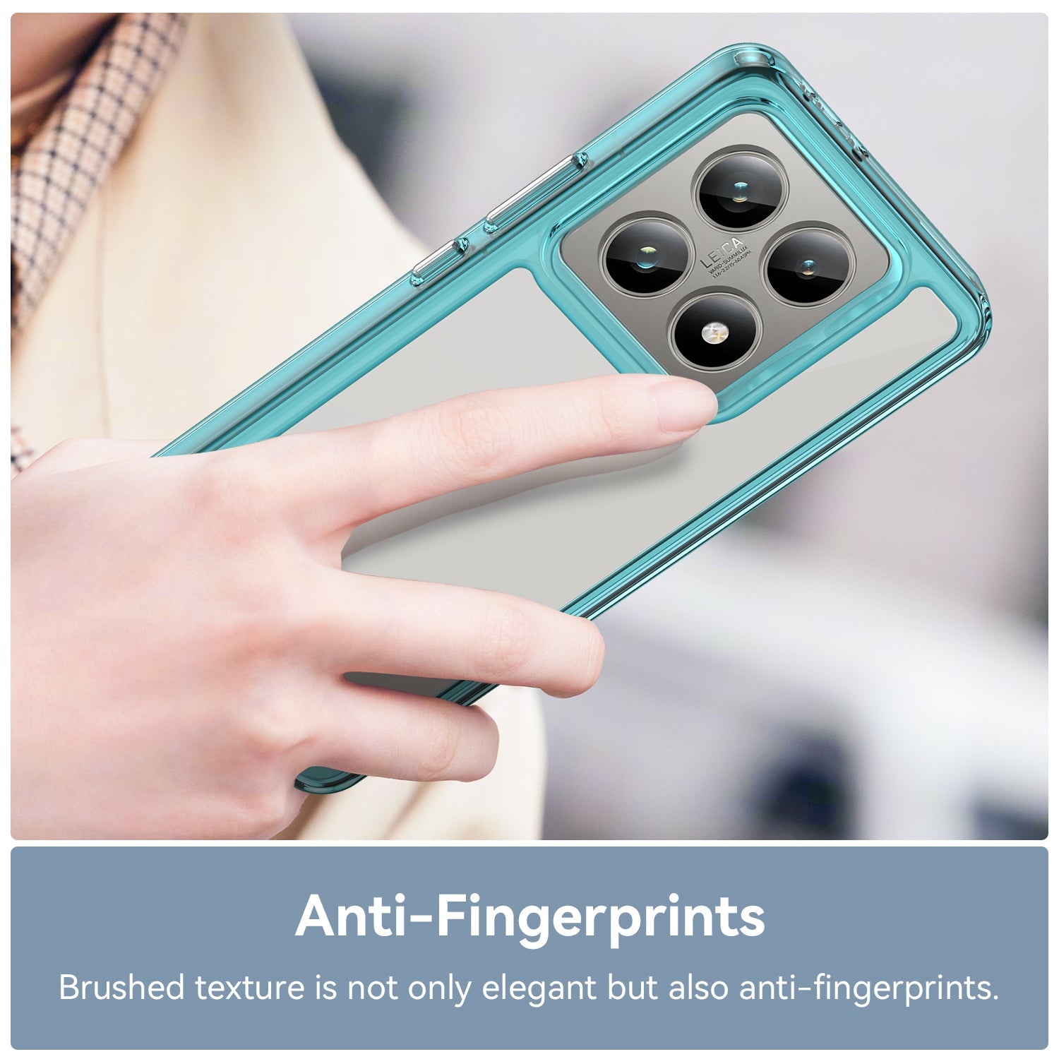Xiaomi 14T Pro Soft Gel Bumper Case [Clear Blue]