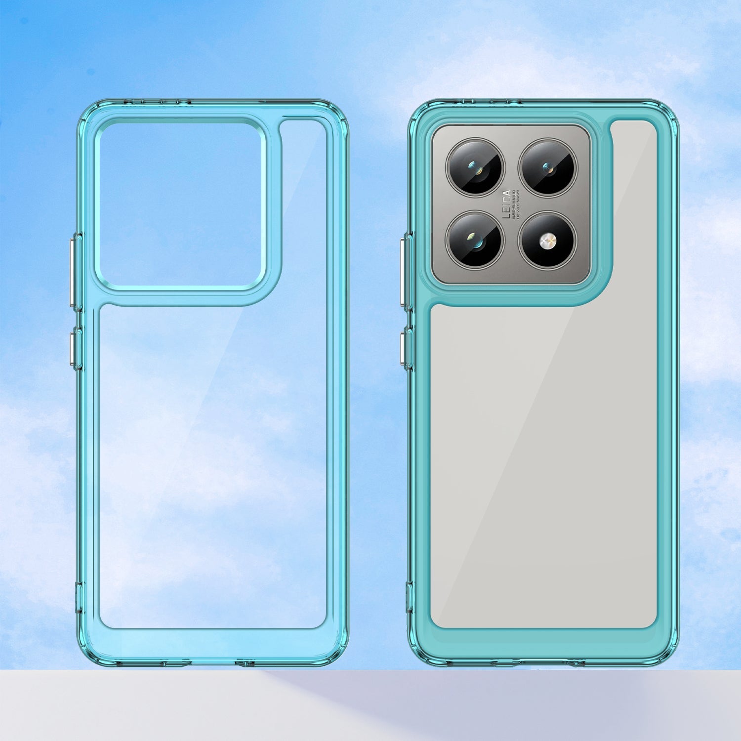 Xiaomi 14T Pro Soft Gel Bumper Case [Clear Blue]