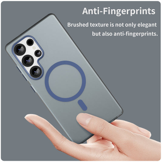 Galaxy S25 Ultra Magsafe Soft Matte Case [Navy]
