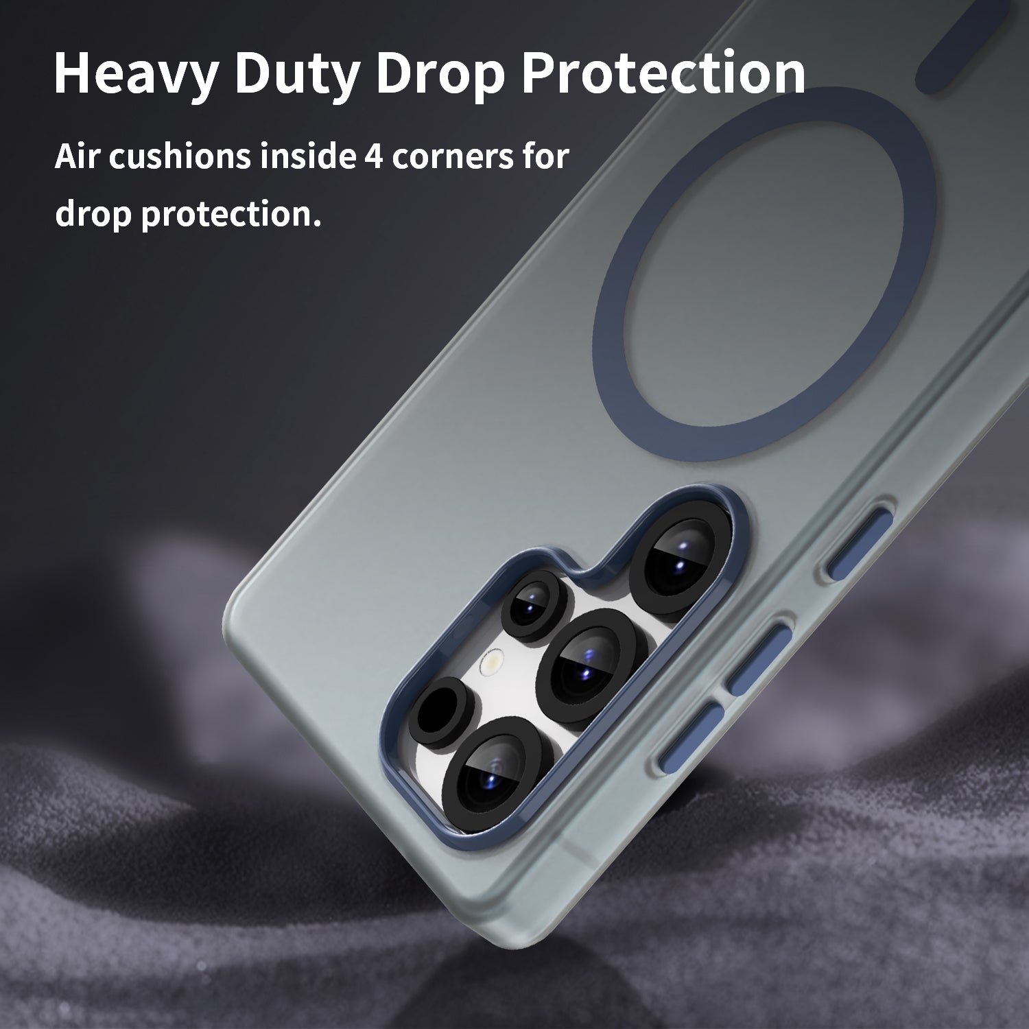 Galaxy S25 Ultra Magsafe Soft Matte Case [Navy]