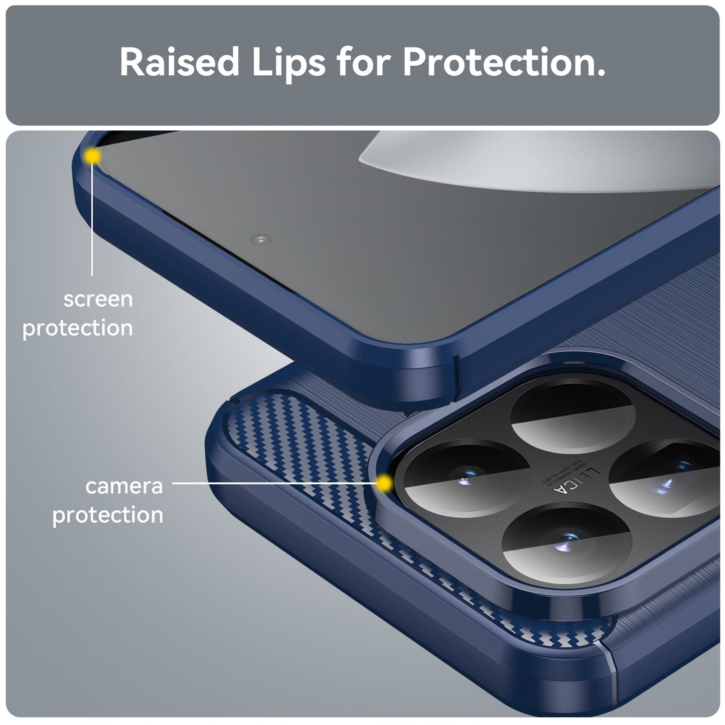 Xiaomi 15t Pro Carbon Fibre Case [Navy]