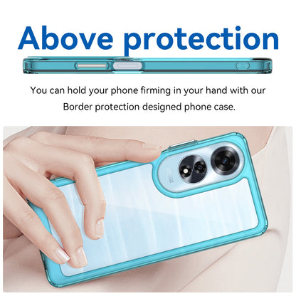 Oppo A60 4G Soft Gel Bumper Case [Clear Blue]