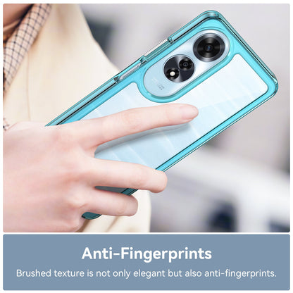 Oppo A60 4G Soft Gel Bumper Case [Clear Blue]