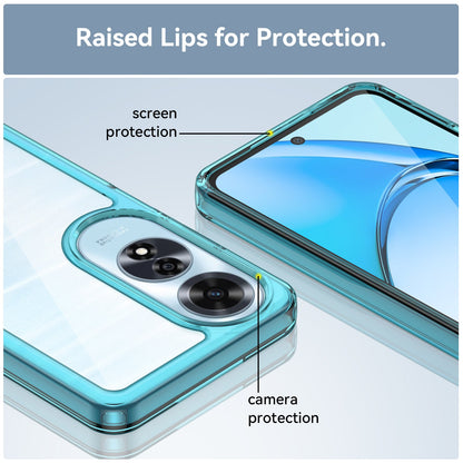 Oppo A60 4G Soft Gel Bumper Case [Clear Blue]