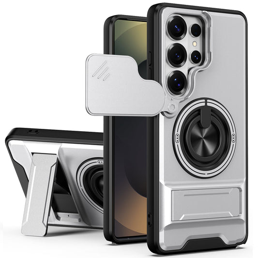Galaxy S26 Ultra Magsafe Sliding Cover Case [Silver]