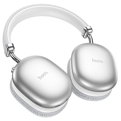 Premium Bluetooth Headset w/ 90 Hours, Comfort Fit (W35 Max) [Silver]