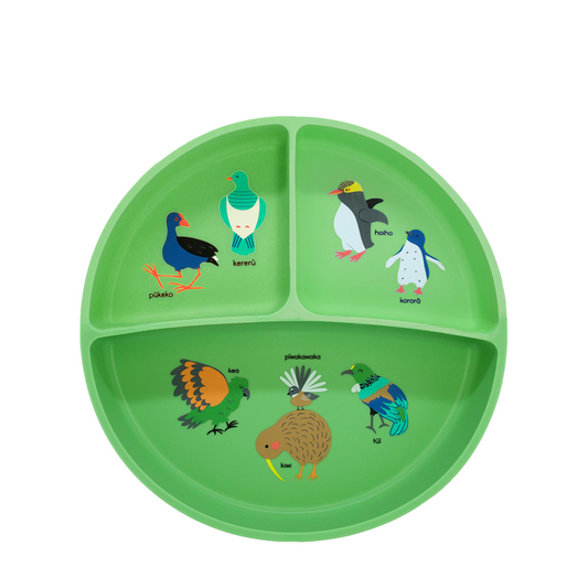 Moana Road Silicone Plate - 3 Section [ NZ Birds - 2560]