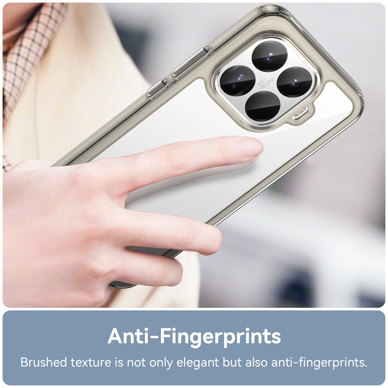 Xiaomi 15t Pro Soft Gel Case [Clear Grey]