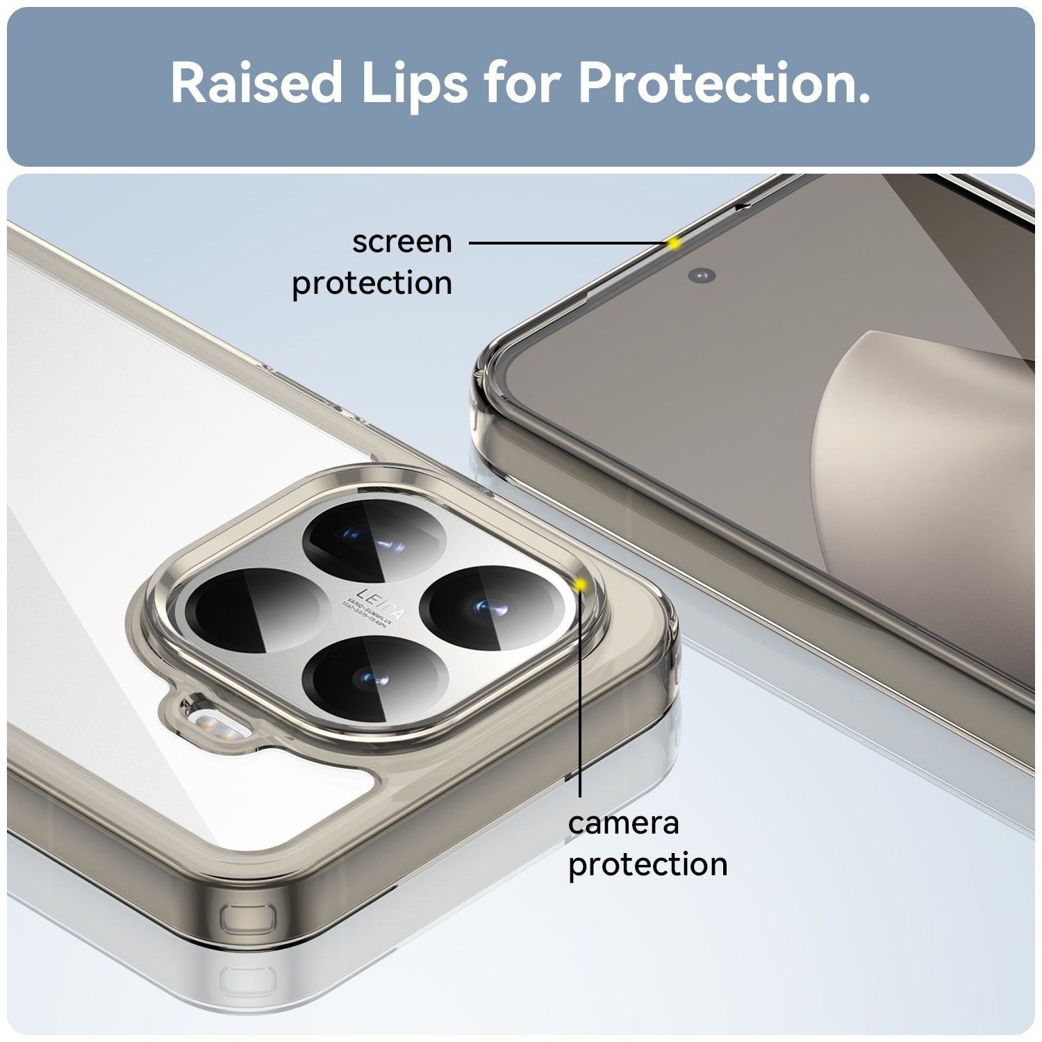 Xiaomi 15t Pro Soft Gel Case [Clear Grey]