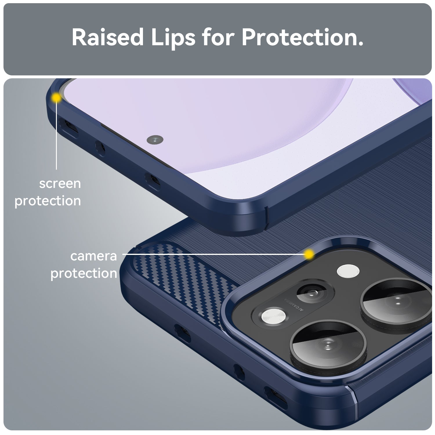 Oppo Reno 14 Pro 5g Carbon Fibre Case [Navy]