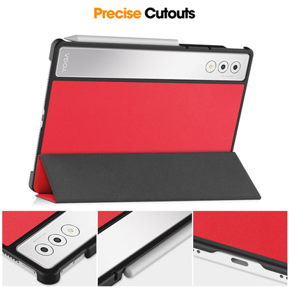 Yoga Tab Plus 12.7 Tri-fold Pu Case [Red]