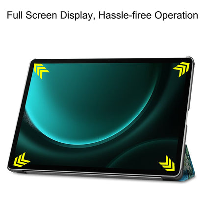 Galaxy Tab S10 Plus X820 Designer Tri-fold Case [Plumtree]