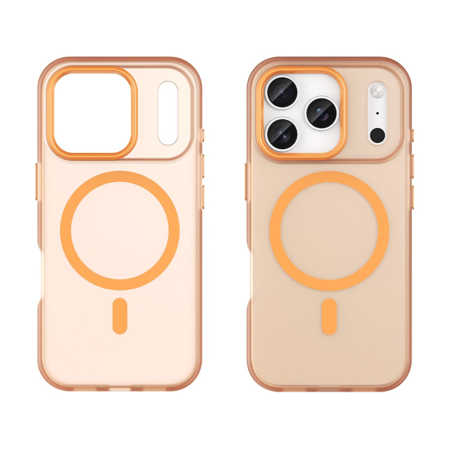 Iphone 17 Pro Magsafe Soft Matte Case [Orange]