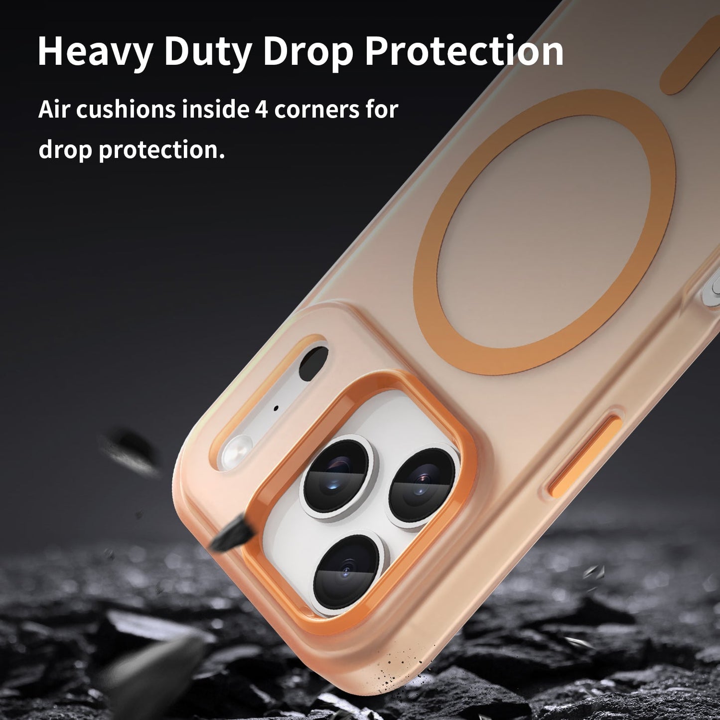 Iphone 17 Pro Magsafe Soft Matte Case [Orange]