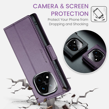 Xiaomi Redmi Note 14 Pro 5G Pu Wallet Case [Purple]