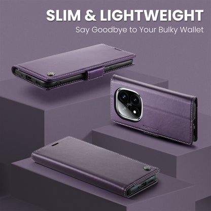 Xiaomi Redmi Note 14 Pro 5G Pu Wallet Case [Purple]
