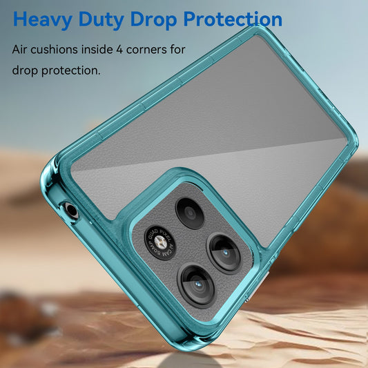 Moto G15 Soft Gel Case [Clear Blue]