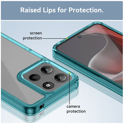 Moto G15 Soft Gel Case [Clear Blue]