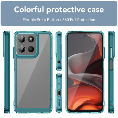 Moto G15 Soft Gel Case [Clear Blue]