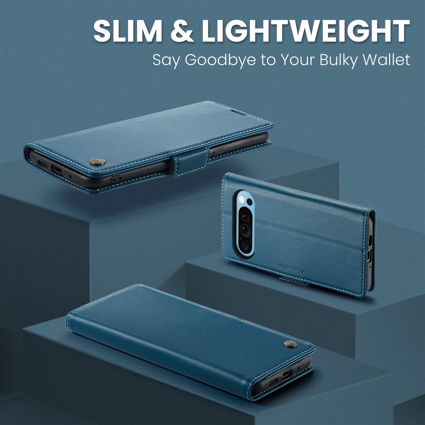 Google Pixel 10 Pro Xl Pu Wallet Case [Navy]