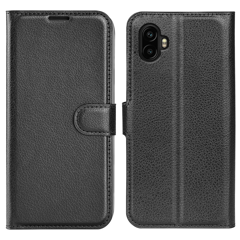 Galaxy Xcover 7 Pro Pu Wallet Case [Black]