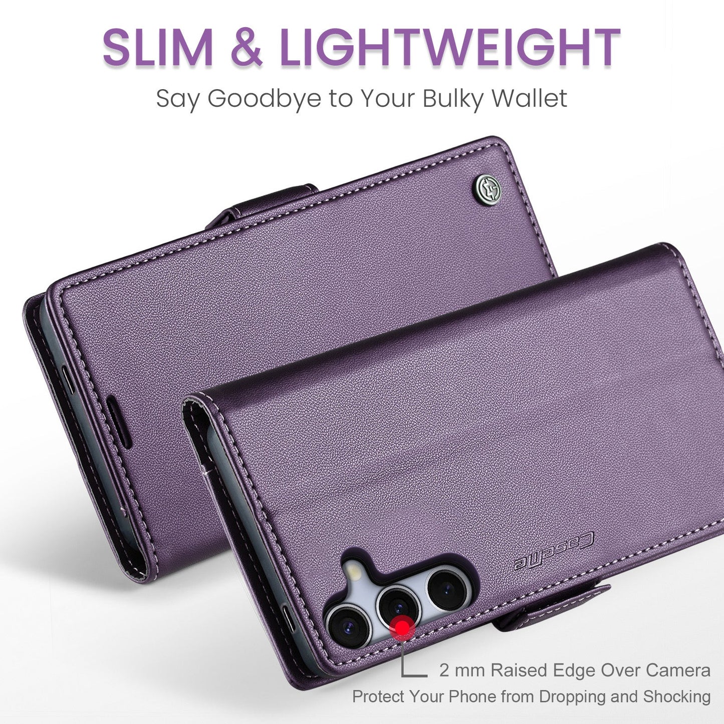 Galaxy S25 Plus Pu Wallet Case [Purple]