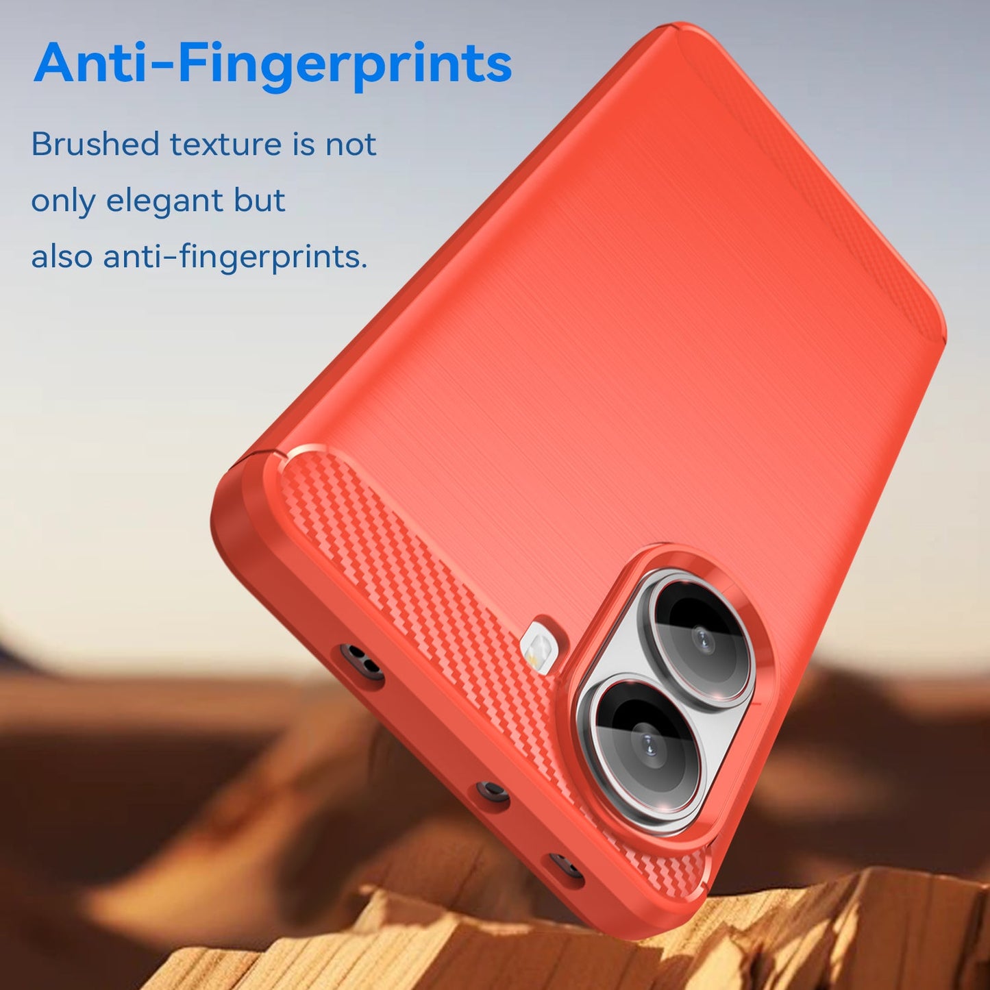 Xiaomi Poco X7 Pro Carbon Fibre Case [Red]