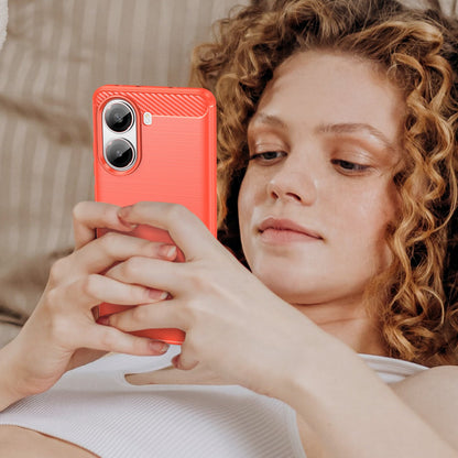 Xiaomi Poco X7 Pro Carbon Fibre Case [Red]
