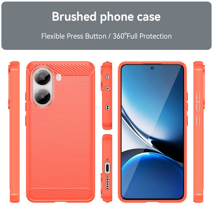 Xiaomi Poco X7 Pro Carbon Fibre Case [Red]