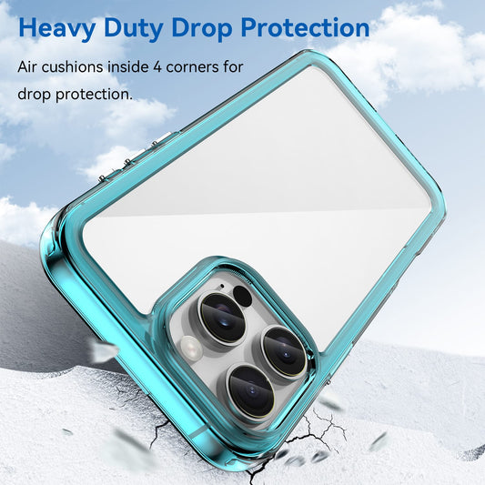 Iphone 16 Pro Max Soft Gel Case [Clear Blue]