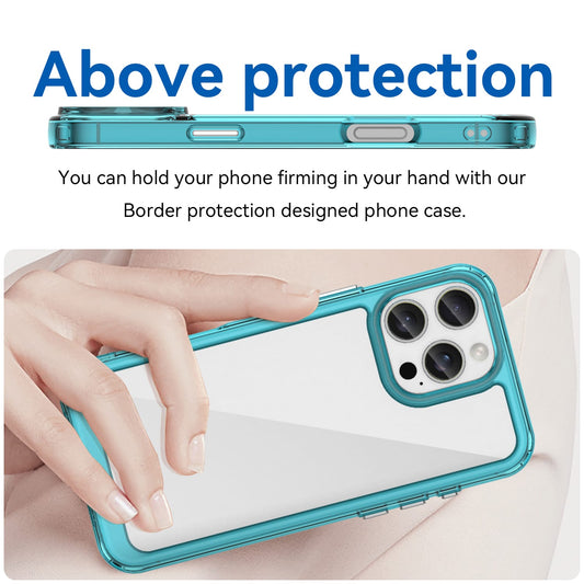 Iphone 16 Pro Max Soft Gel Case [Clear Blue]