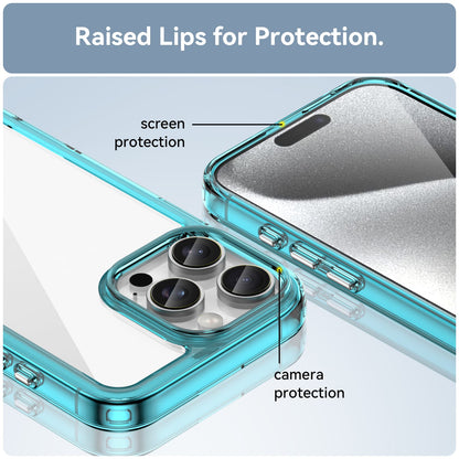 Iphone 16 Pro Max Soft Gel Case [Clear Blue]