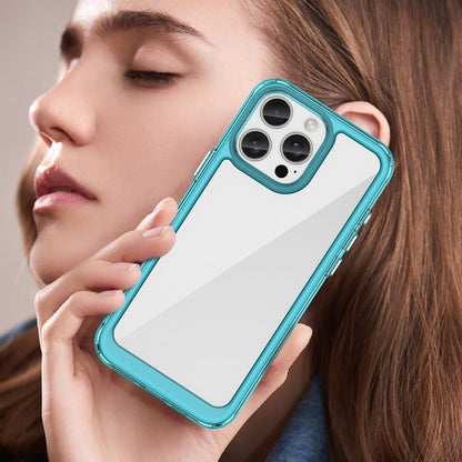 Iphone 16 Pro Max Soft Gel Case [Clear Blue]