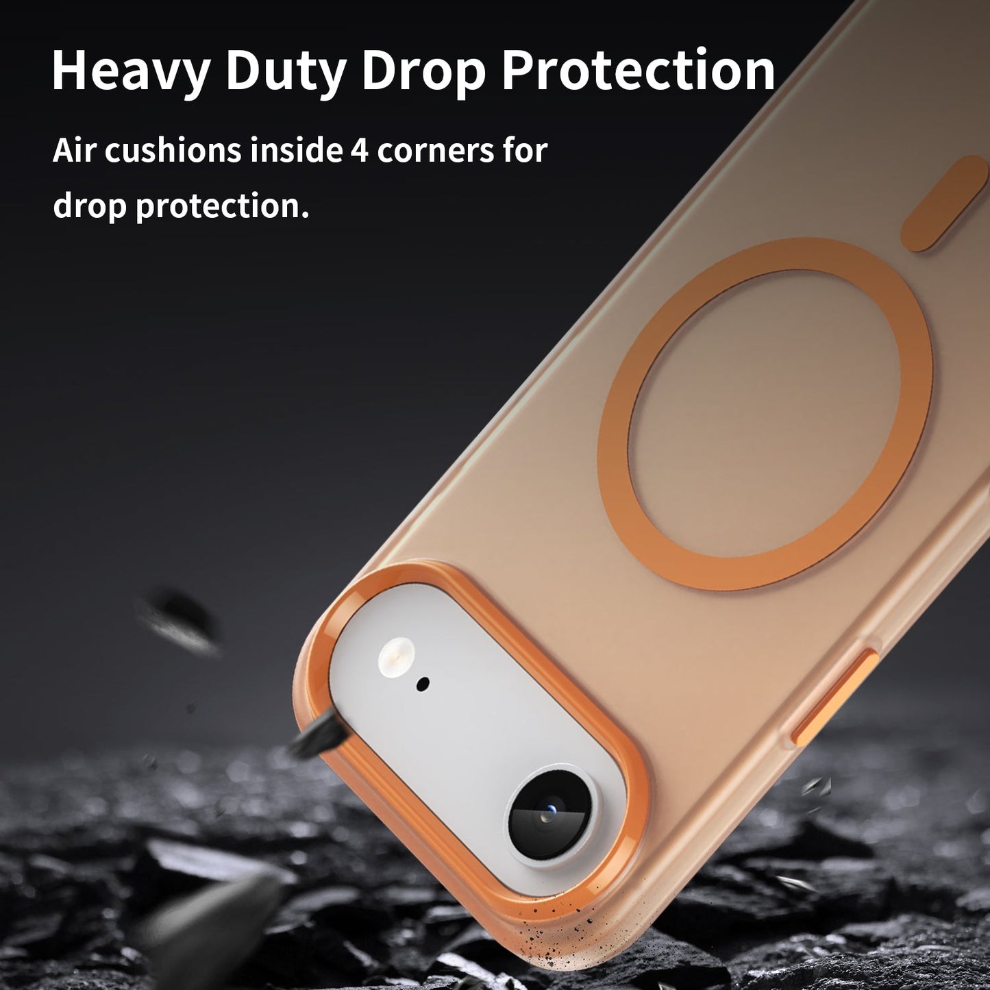 Iphone Air Magsafe Soft Matte Case [Orange]