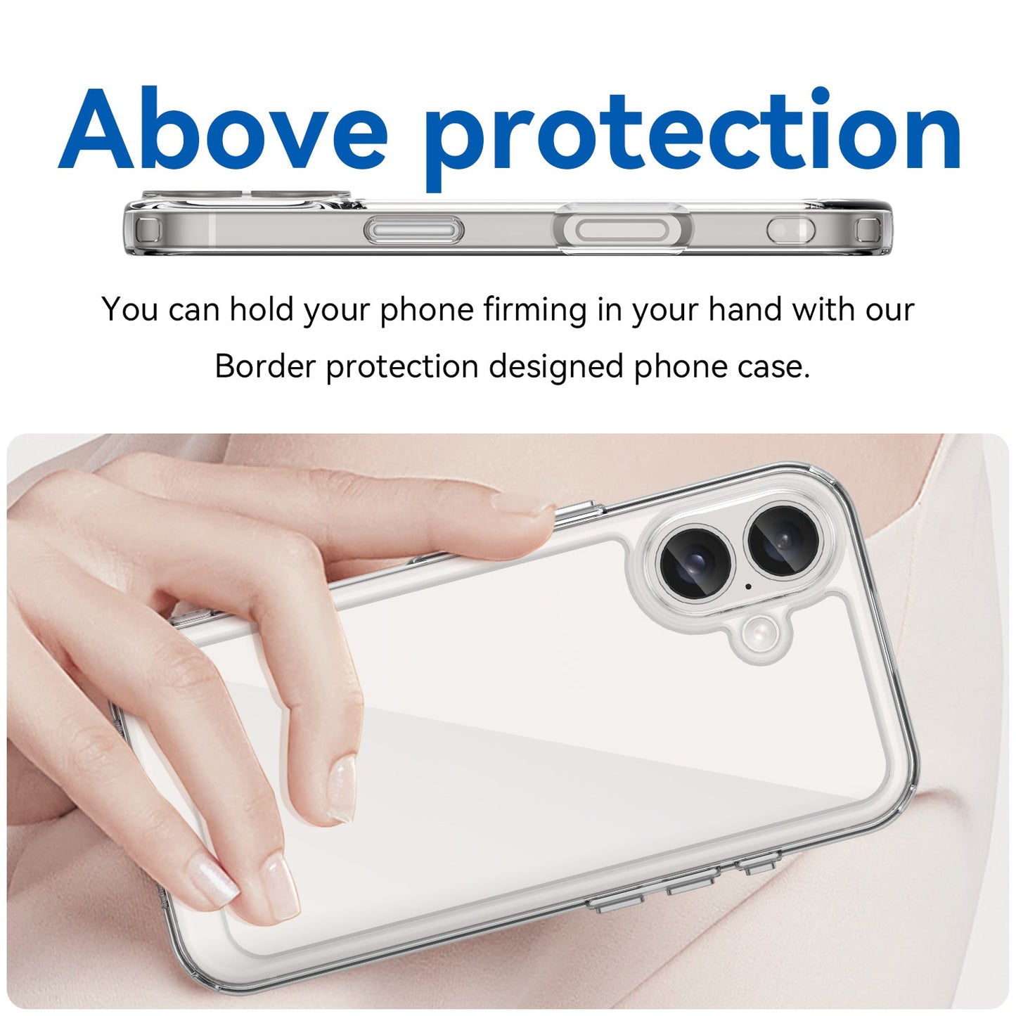 Iphone 16 Soft Gel Case [Clear]