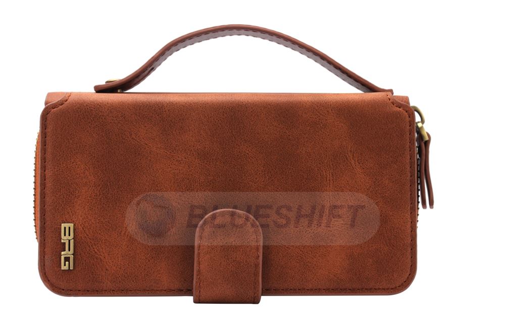 Samsung Galaxy Note 5 Deluxe Zipper Case Brown
