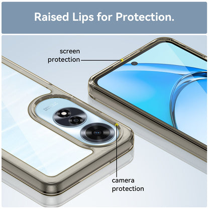 Oppo A60 4G Soft Gel Bumper Case [Clear Grey]