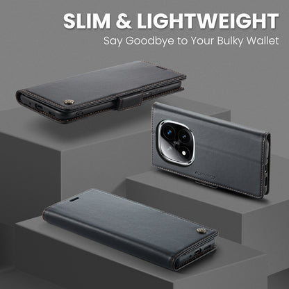 Xiaomi Redmi Note 14 Pro Plus 5G Pu Wallet Case [Black]