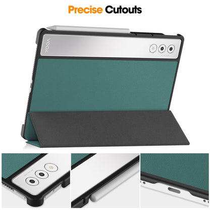 Yoga Tab Plus 12.7 Tri-fold Pu Case [Teal]