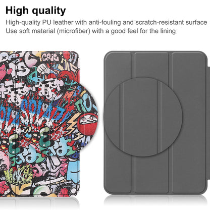 Ipad 11 (A16, 2025) Designer Tri-fold Case [Graffiti]